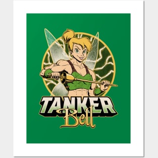 Tanker Bell - Funny Animation RPG Parody Posters and Art